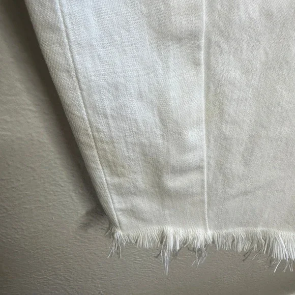 Citizens of Humanity Horseshoe Jean Jicama White Barrel Leg Size 25 Cotton - Picture 6 of 13